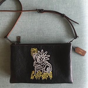 Coach X Keith Haring Leather Lyla Crossbody Bag